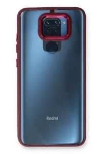 Xiaomi Redmi Note 9 Kılıf Dora Kapak - Kırmızı