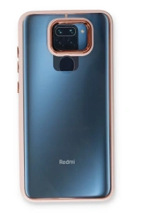 Xiaomi Redmi Note 9 Kılıf Dora Kapak - Pudra