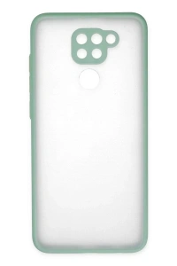 Xiaomi Redmi Note 9 Kılıf Montreal Silikon Kapak - Turkuaz