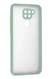 Xiaomi Redmi Note 9 Kılıf Montreal Silikon Kapak - Turkuaz