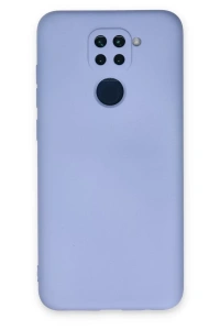 Xiaomi Redmi Note 9 Kılıf Nano içi Kadife Silikon - Lila