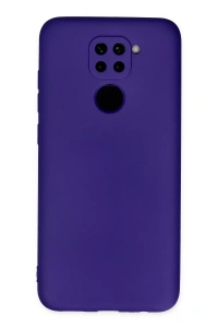 Xiaomi Redmi Note 9 Kılıf Nano içi Kadife Silikon - Mor