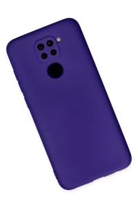 Xiaomi Redmi Note 9 Kılıf Nano içi Kadife Silikon - Mor