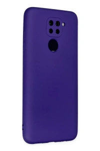 Xiaomi Redmi Note 9 Kılıf Nano içi Kadife Silikon - Mor
