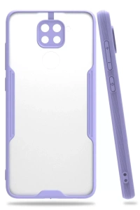 Xiaomi Redmi Note 9 Kılıf Platin Silikon - Lila