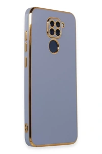 Xiaomi Redmi Note 9 Kılıf Volet Silikon - Mavi