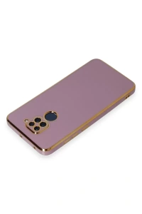 Xiaomi Redmi Note 9 Kılıf Volet Silikon - Mor