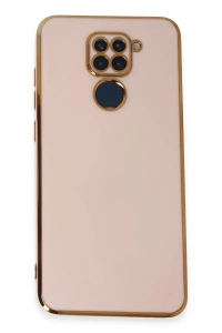 Xiaomi Redmi Note 9 Kılıf Volet Silikon - Pembe