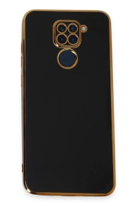 Xiaomi Redmi Note 9 Kılıf Volet Silikon - Siyah