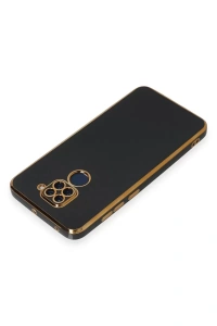 Xiaomi Redmi Note 9 Kılıf Volet Silikon - Siyah