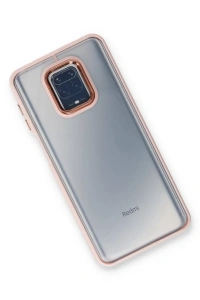 Xiaomi Redmi Note 9 Pro Kılıf Dora Kapak - Pudra