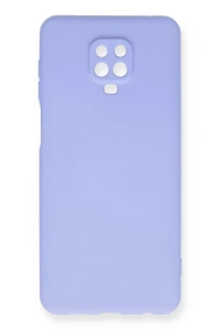 Xiaomi Redmi Note 9 Pro Kılıf Nano içi Kadife Silikon - Lila