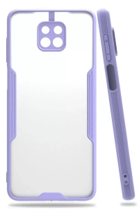 Xiaomi Redmi Note 9S Kılıf Platin Silikon - Lila