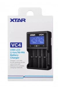 Xtar VC4 Dörtlü Li-ion / NI-CD / NI-MH Pil Şarj Cihazı