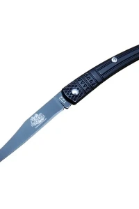 Y 122 Siyah Kılçık Outdoor Çakı 16cm - Manuel, İşlemeli Sap