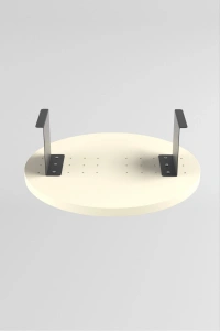 Yan Sehpa Ayarlanabilir Tepsi Dekoratif Modern Tepsi Krem