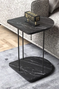 Yan Sehpa Tekerlekli Servis Sehpası HND Oval Bendir