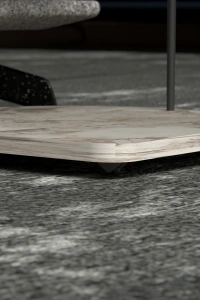 Yan Sehpa Tekerlekli Servis Sehpası Hnd Oval Efes