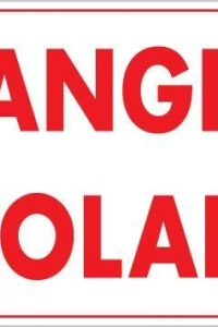 Yangın Dolabı Uyarı Levhası 25x35 KOD:889