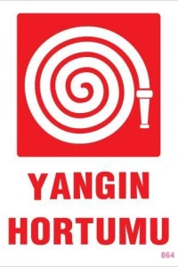Yangın Hortumu Uyarı Levhası 25x35 KOD:864
