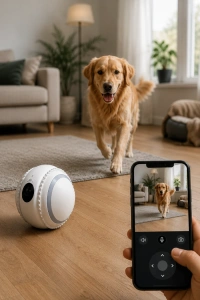 Yapay Zekalı Akıllı Takip Kamerası WiFi Bebek ve Evcil Hayvan İzleme