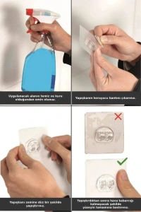 Yapışkanlı Duş ve Banyo Rafı