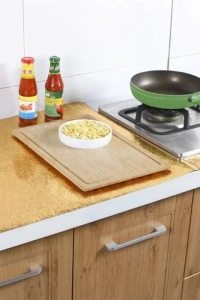 Yapışkanlı Gold Mutfak Tezgah Folyosu