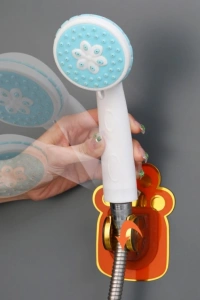 Yapışkanlı Hayvan Figürlü Hareketli Duş Başlığı Tutucu