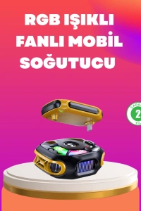 Yarı İletken Çipli RGB Işıklı Telefon Soğutucu