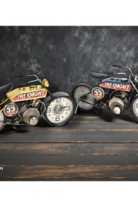 Yarış Motoru Tasarımlı Masaüstü Saat