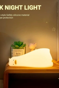 Yatan Ördek Tasarımlı Gece Lambası