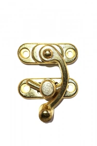 Yay Gözü, Ahşap Kutu Klipsi - Küçük 28x33 mm, Sarı, 100 Adet