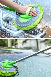 Yedek Bezli Mikrofiber Araba Yıkama Fırçası