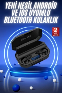 Yeni Nesil Android ve İOS Uyumlu Siyah Profesyonel  Kulaklığı
