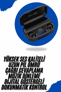 Yeni Nesil Android ve İOS Uyumlu Siyah Profesyonel  Kulaklığı