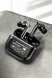 Yeni Nesil Bluetooth Kulaklık Ekranlı Yüksek Ses Kaliteli Uzun Şarj Süreli