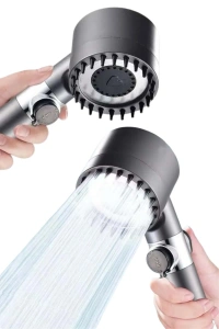 Yeni Nesil Duş Başlığı Paslanmaz Çelik Masaj Etkili Ergonomik Tasarım Su Basınçlı