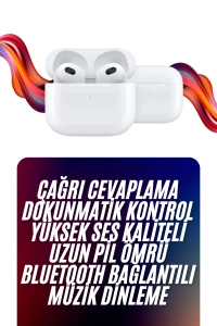 Yeni Nesil Kulak İçi Bluetooth Kulaklık Kablosuz Sesli Asistan