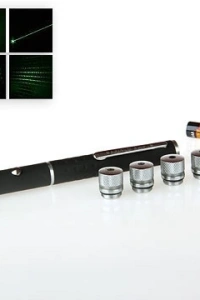 Yeşil Lazer Pointer 50 mW 15 Km Etkili (5 Başlıklı)