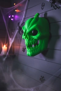 Yeşil Maske Dekor Ev ve Parti Süsleme Ürünü