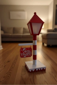 Yılbaşı Tabelalı Dekoratif Lamba Merry Christmas Işıklı Tasarım