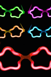 Yıldız Glow Partisi Gözlüğü 12 Adet