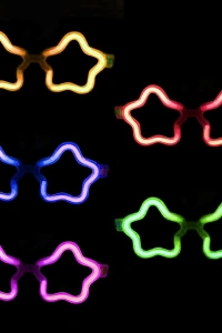 Yıldız Glow Partisi Gözlüğü 12 Adet