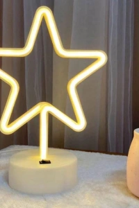 Yıldız Neon LED Lamba