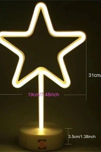 Yıldız Neon LED Lamba