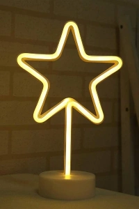 Yıldız Neon LED Lamba