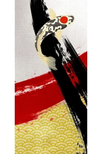 Ying Yang Iki Parça Canvas Tablo (30x70)