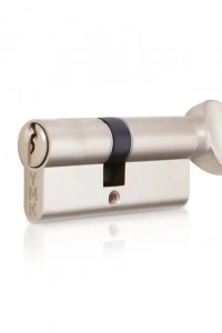 YMK Eko 90mm Saten Cerman Mandallı Hibrit Barel, Kapı Silindiri