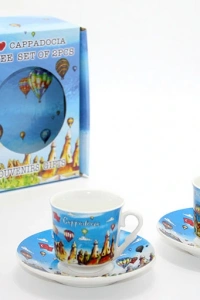 Yöresel İkili Fincan Seti Model 4