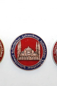 Yöresel Sultanahmet Magnet Yuvarlak Tasarım